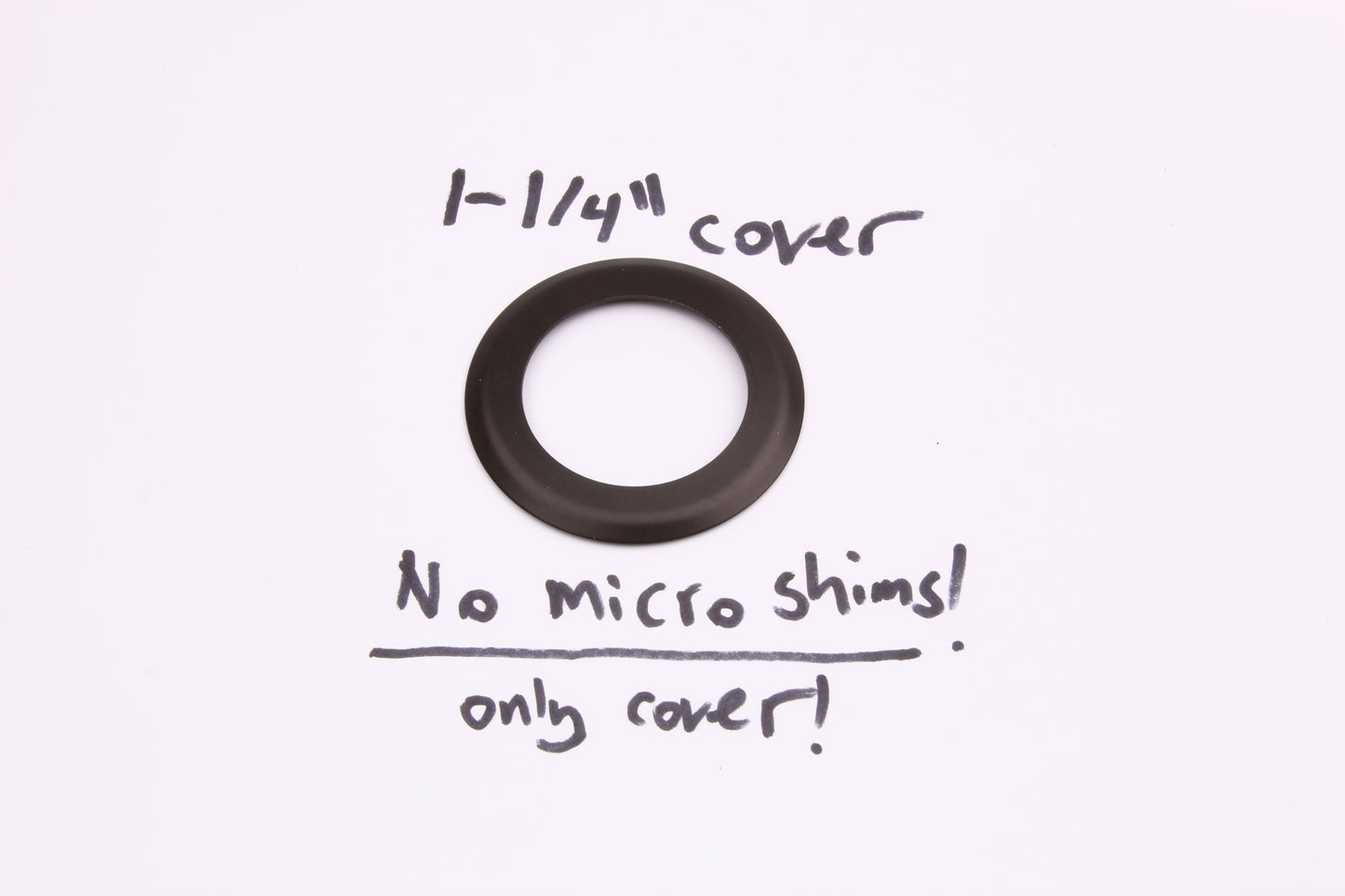 1-1/4" Headset Bearing Cover- Black